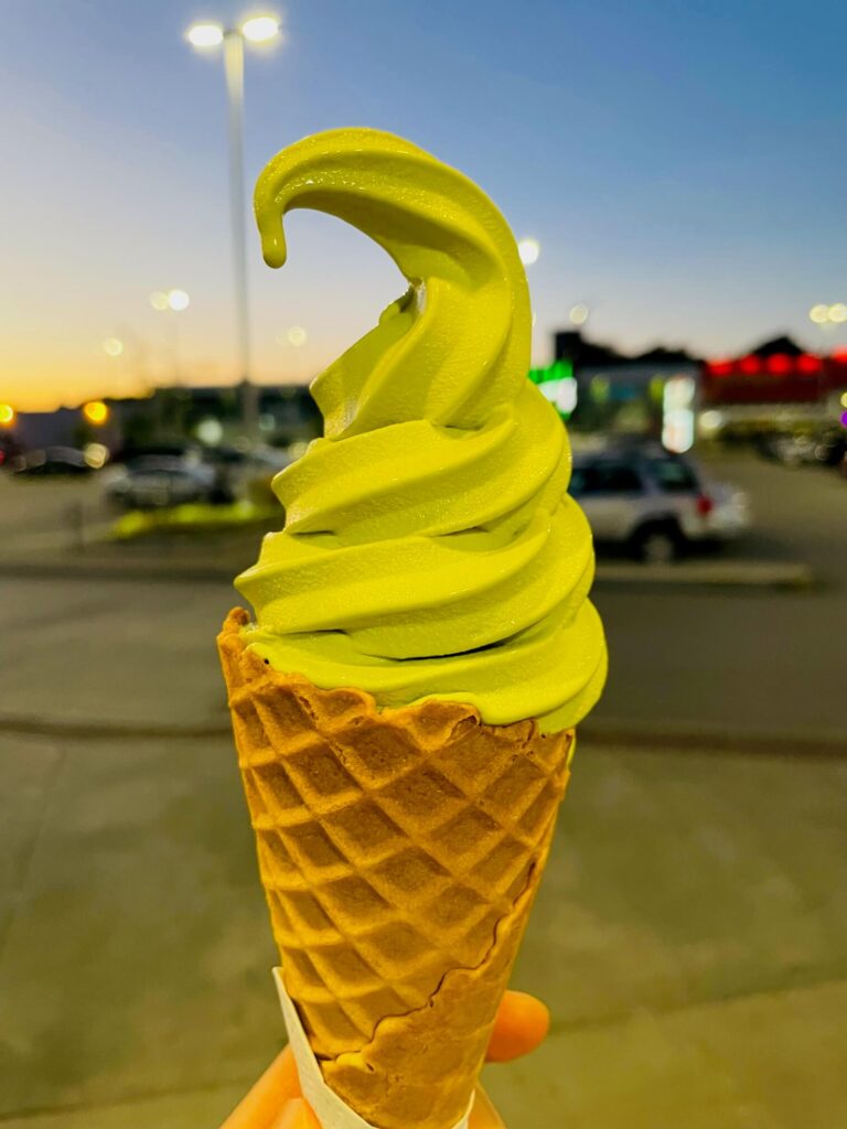 kitaya-green-tea-ice-cream-cone