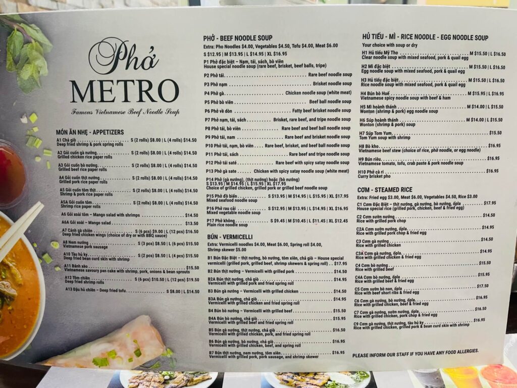 pho-metro-menu